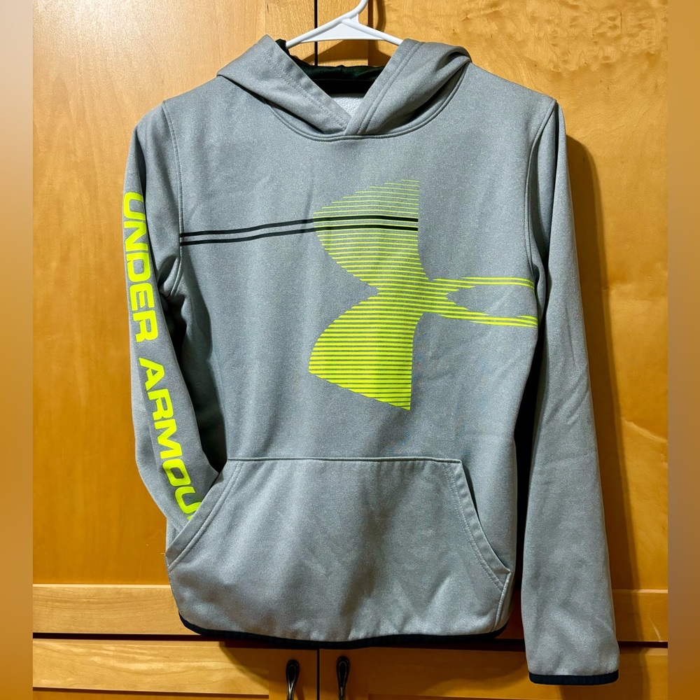 Under Armour Boys' Armour Fleece Big Logo Printed Hoodie